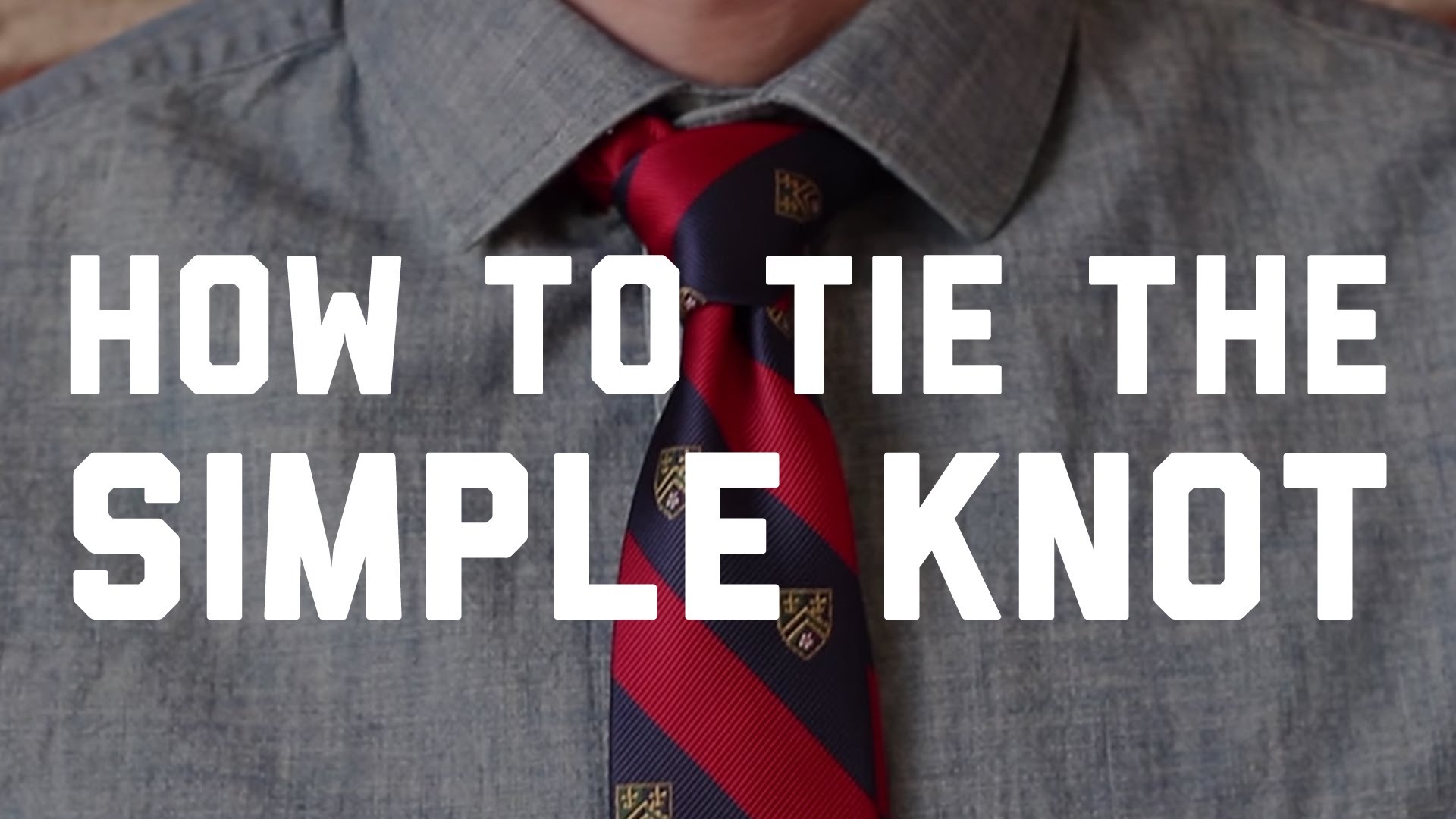 how to tie perfect knot in shirt